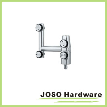 Glass Room Fitting Hardware de pivote de curva para sobre panel (EB001)